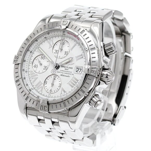 BREITLING Chronomat Evolution A13356 Date Chronograph AT Men's Watch - Picture 2 of 13